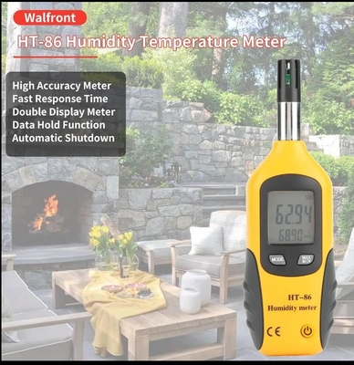 HTI HT-86 Portable Digital 2-in-1 Hygrometer and Temperature Meter Indoor/Outdoor Wet Bulb Dew Point Gauge Monitor supplier