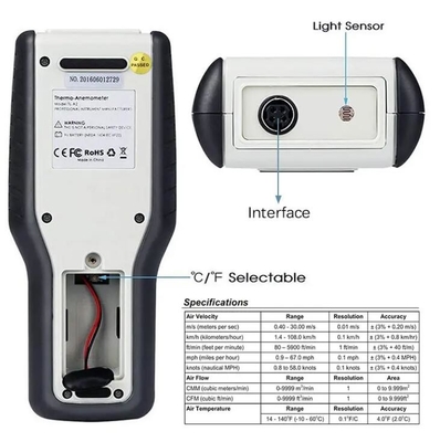 HTI HT-9819 CFM/CMM Anemometer supplier