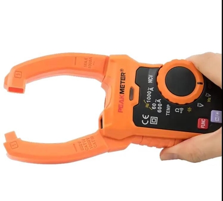 Peak Meter PM2028A 6000 Counts True RMS AC Clamp Meter 1000A AC Current Auto Range Digital Clamp Meter Multimeter supplier