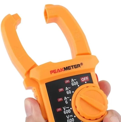 Peak Meter PM2018A Portable Auto Range AC Digital Clamp Meter 600 AC DC Voltage meter 20MOhm NCV detection Clamp Meter supplier