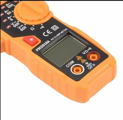 Peak Meter PM2018A Portable Auto Range AC Digital Clamp Meter 600 AC DC Voltage meter 20MOhm NCV detection Clamp Meter supplier