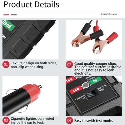BM410 12V 24VCar Battery Tester Charging Loading Check Car Battery Tester Diagnostic Tool Alternator Test For Diesel supplier