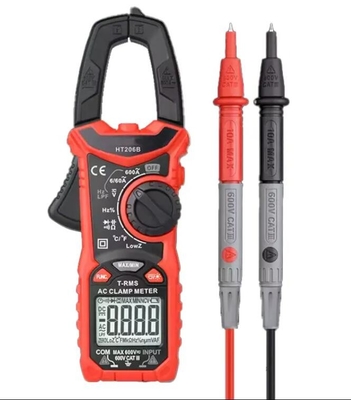 HABOTEST / MAYILON HT-206B Auto Range Digital Clamp Meters, 600A AC Current Clamp Meter supplier