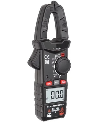 HABOTEST / MAYILON HT-200B Digital Clamp Meter Current Voltage Tester Resistance Meter LCD Display Multimeter supplier