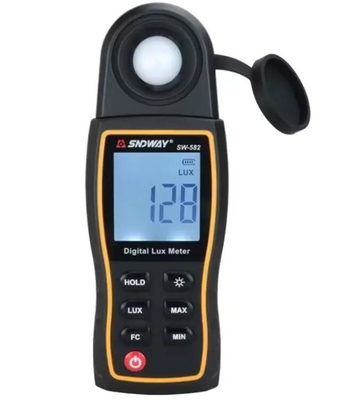 SW-582 Digital Lux Meter LCD Handheld Display Automatic Range Luminometer Photometers Luxmeter Light Gauge 0-199,900 Lux supplier