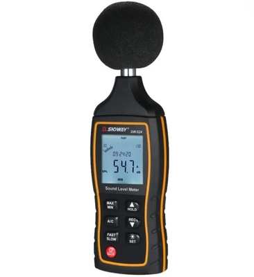 SW-524 High Precision Handheld Professional Digital Noise Meter Decibel Meter Industrial Grade Sound Level Meter 30~130 dBA supplier
