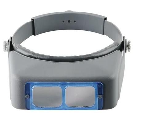 Four Interchangeable Head Wearing Magnifier Optical Glass Lenses with Different Magnifications supplier