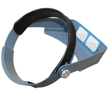 Four Interchangeable Head Wearing Magnifier Optical Glass Lenses with Different Magnifications supplier