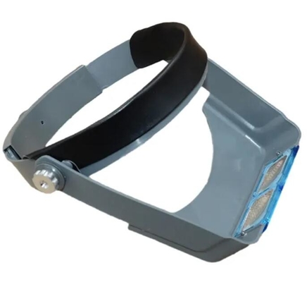 Four Interchangeable Head Wearing Magnifier Optical Glass Lenses with Different Magnifications supplier