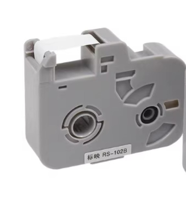 RS-102B white label tape for BIOVIN Electronic Lettering Machine, Cable ID Printer,Wire Marker S680 S750 S800 S900 supplier