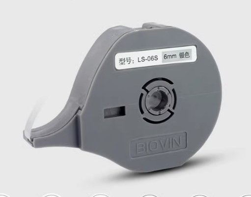 LS-12S 12MM label tape sticker for Biovin S600 S650 S680 S690 S700 Electronic Lettering Machine, Cable ID Printer,Wire Marker supplier