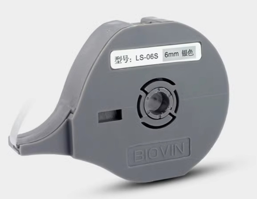LS-12S 12MM label tape sticker for Biovin S600 S650 S680 S690 S700 Electronic Lettering Machine, Cable ID Printer,Wire Marker supplier