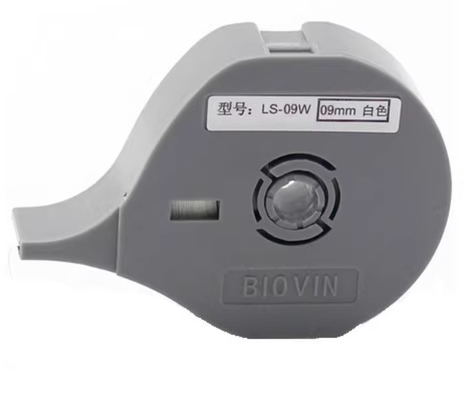 LS-09W 9MM label tape sticker for Biovin S600 S650 S680 S690 S700 Electronic Lettering Machine, Cable ID Printer,Wire Marker supplier