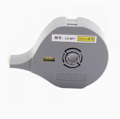 LS-06Y 6MM label tape sticker for Biovin S600 S650 S680 S690 S700 Electronic Lettering Machine, Cable ID Printer,Wire Marker supplier