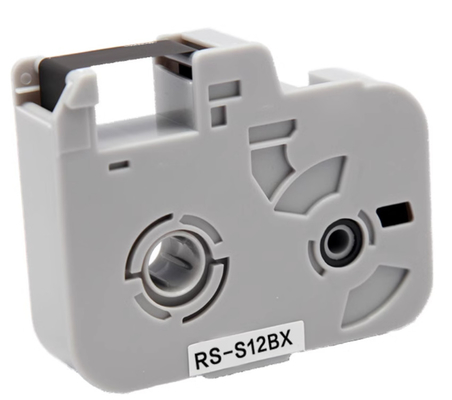 RS-S12BX S Black label tape cassette For New Style Biovin S690 Electronic Lettering Machine, Cable ID Printer,Wire Marker supplier