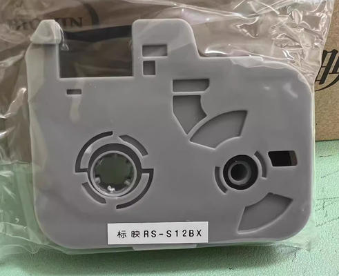 RS-S12BX S Black label tape cassette For New Style Biovin S690 Electronic Lettering Machine, Cable ID Printer,Wire Marker supplier