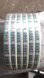 5000 pairs of twin check lable for photofinishing supplier