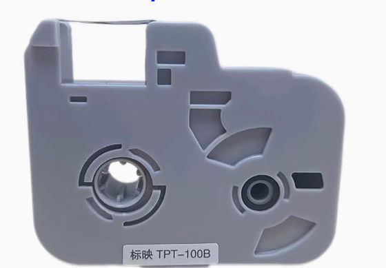 TPT-100B black label tape for BIOVIN Electronic Lettering Machine, Cable ID Printer,Wire Marker supplier