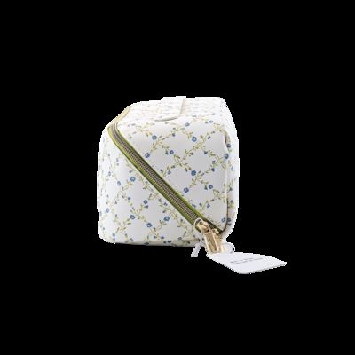 CR-068 Custom Logo Print Personalized Beautiful Ladies Hand Bags Beauty Big Black Cosmetic Bulk Case Leather Makeup Bag supplier