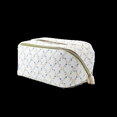 CR-068 Custom Logo Print Personalized Beautiful Ladies Hand Bags Beauty Big Black Cosmetic Bulk Case Leather Makeup Bag supplier