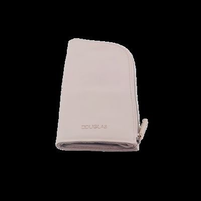 CR-168 Custom Logo Print Personalized Beautiful Ladies Hand Bags Beauty Big Black Cosmetic Bulk Case Leather Makeup Bag supplier