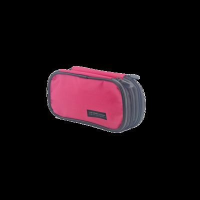 CR-088 Makeup Bag Private Label Portable Cosmetic Pouch Zipper Closure Fashionable Travel Organizer Case supplier