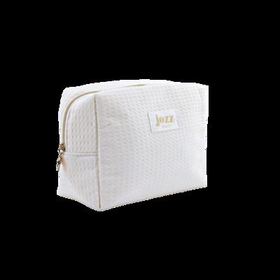 CR-003 Travel Leather Case Custom Small Cosmetic Bag with Zipper Closure Fashion Style Pink Makeup Bag supplier