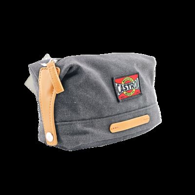 CR-016 Travel Leather Case Custom Small Cosmetic Bag with Zipper Closure Fashion Style Pink Makeup Bag supplier