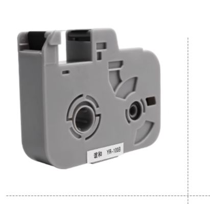 black label tape for YP500 600 Electronic Lettering Machine, Cable ID Printer,Wire Marker supplier