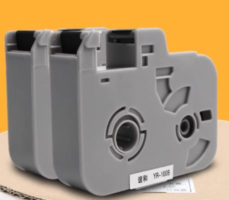 black label tape for YP500 600 Electronic Lettering Machine, Cable ID Printer,Wire Marker supplier