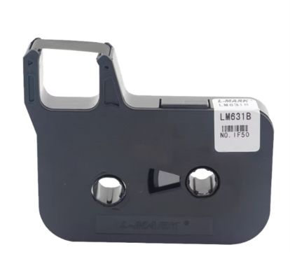 LM631B black printer ribbon cassette for L MARK Electronic Lettering Machine supplier