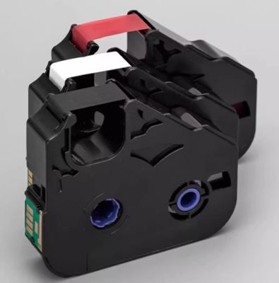 HM-200BK Black+1X HM-200RK Red+1x HM-200WK White Label Tape Cassette for LB C-210T/C C-210E C-510T C-580T TM-RC05BP With chip for tube printer supplier