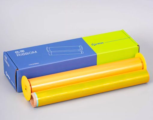 Yellow Print label tape Sticker 265mm*76m Sign Sticker Wide Format Logo supplier