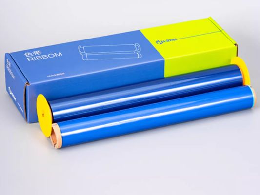 Blue Print label tape Sticker SR-305BL 29cm*50m Sign Sticker Wide Format Logo supplier