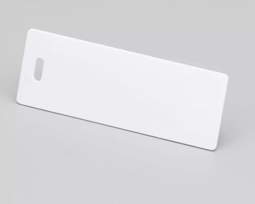 25mmx70mm PVC Single hole label HMK SR-2570P white supplier