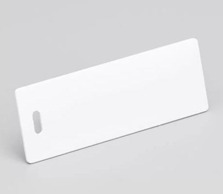 25mmx70mm PVC Single hole label HMK SR-2570P white supplier