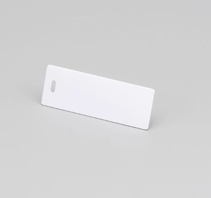 25mmx70mm PVC Single hole label HMK SR-2570P white supplier