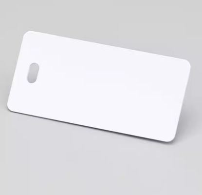 32mmx68mm PVC Single hole label HMK SR-3268P white supplier