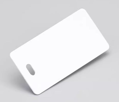 32mmx68mm PVC Single hole label HMK SR-3268P white supplier
