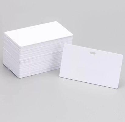 SG458005 45mmx80mm pvc Long side single hole hanging tag white supplier