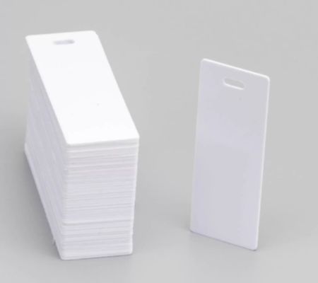 SG306001 30mmx60mm PVC Single hole label white supplier