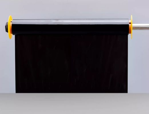 Black Print label tape HMK 265mm*76m Sign Sticker Wide Format Logo supplier