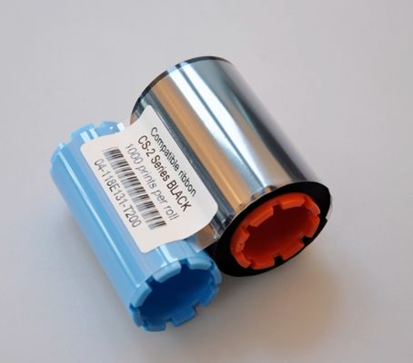 Comatible Ribbon Roll CS-2 Series Black 1000 prints per roll HMK SR-70B 80mm Industrial standard ribbon supplier