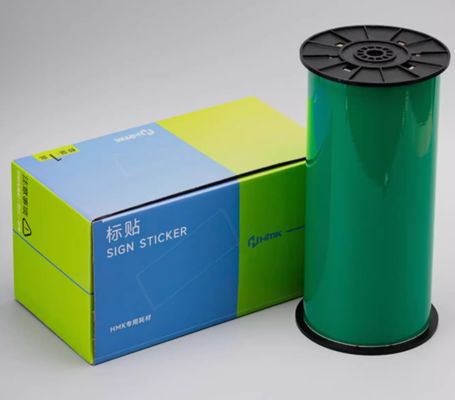 Green Print label tape 250mmx19m Sign Sticker Wide Format Logo supplier