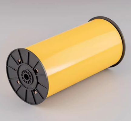 Yellow Print label tape HMK 200mm*20m Sign Sticker Wide Format Logo supplier
