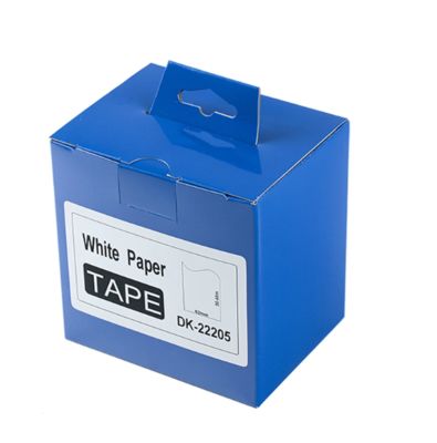 Printing Label sticker HMDK-22205 62mm*30.48m 2-3X100" white paper For Brother supplier