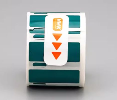 HMK GE-3012G 30mm*12mm Green heat transfer printing label tape sticker supplier