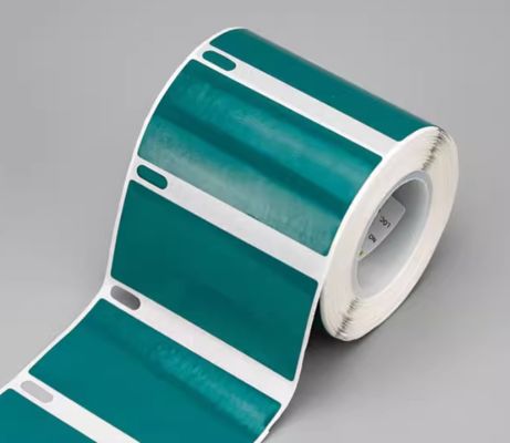 HMK GE-5025G 50mm*25mm Green heat transfer printing label tape sticker supplier