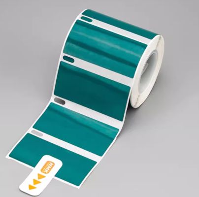 HMK GE-5025G 50mm*25mm Green heat transfer printing label tape sticker supplier