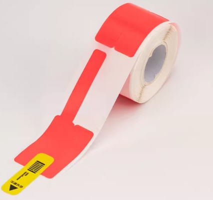 HMK GE-16R 26mm*79mm Red heat transfer printing label tape sticker supplier